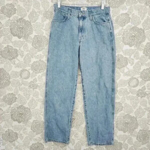 Aritzia Sunday Best Women's Baggy Jeans High Rise 100% Cotton Size 26 Wide Leg